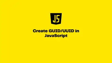 Create Guid/Uuid In Javascript
