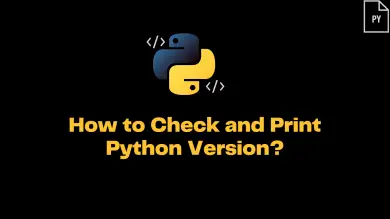 How To Check And Print Python Version