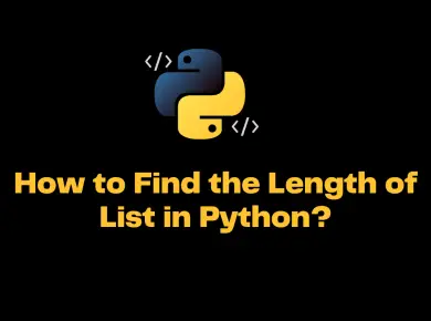 How To Find The Length Of List In Python