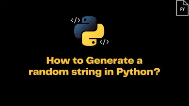 How To Generate A Random String Of A Given Length In Python