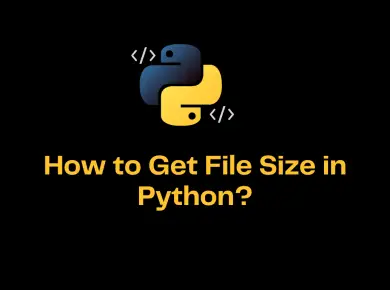 How To Get File Size In Python