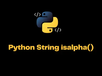 Python String Isalpha()