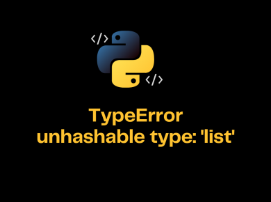 Typeerror Unhashable Type 'List'