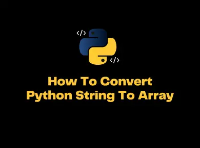 Python String To Array