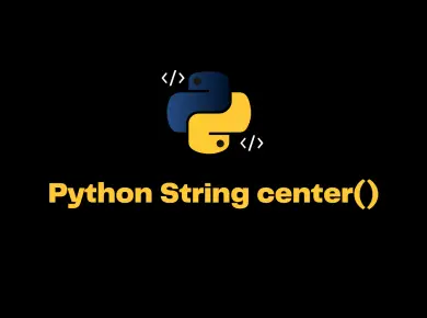 Python String Center()