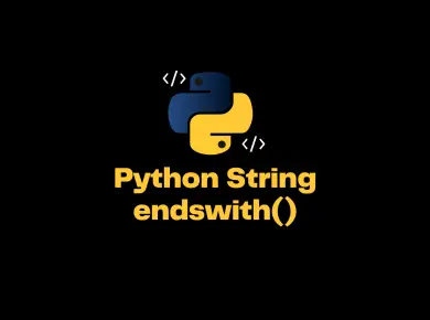 Python String Endswith()