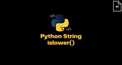 Python String Islower()