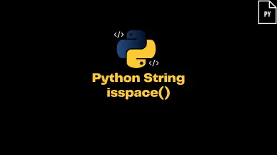Python String Isspace()
