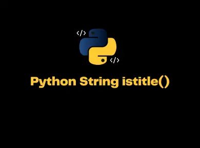 Python String Istitle()