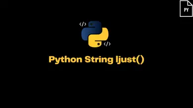 Python String Ljust()