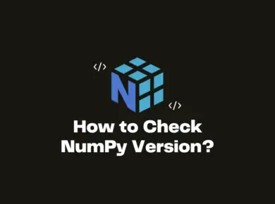 Check Numpy Version