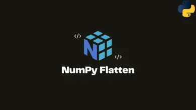 Numpy Flatten