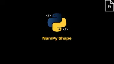 Numpy Shape
