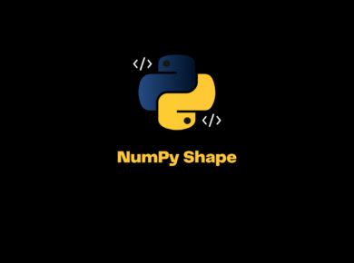 Numpy.shape() Function