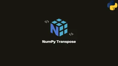 Numpy.transpose() Function
