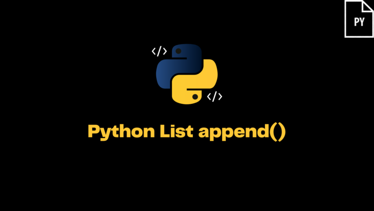Python List append() - ItsMyCode